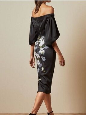 Ted Baker Adalli Opal Off-the-Shoulder Dress - M